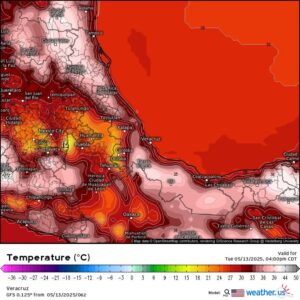 Pronostican hasta 35 grados de temperatura en Veracruz