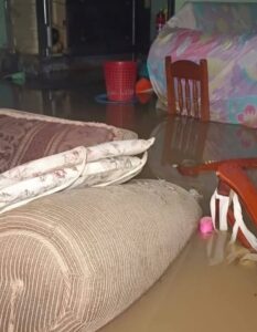 Fuertes lluvias en Veracruz inundaron varias viviendas