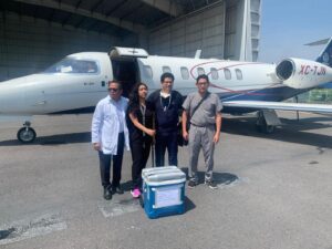 Traslado urgente de hígado desde Veracruz, salvó la vida a paciente de CDMX