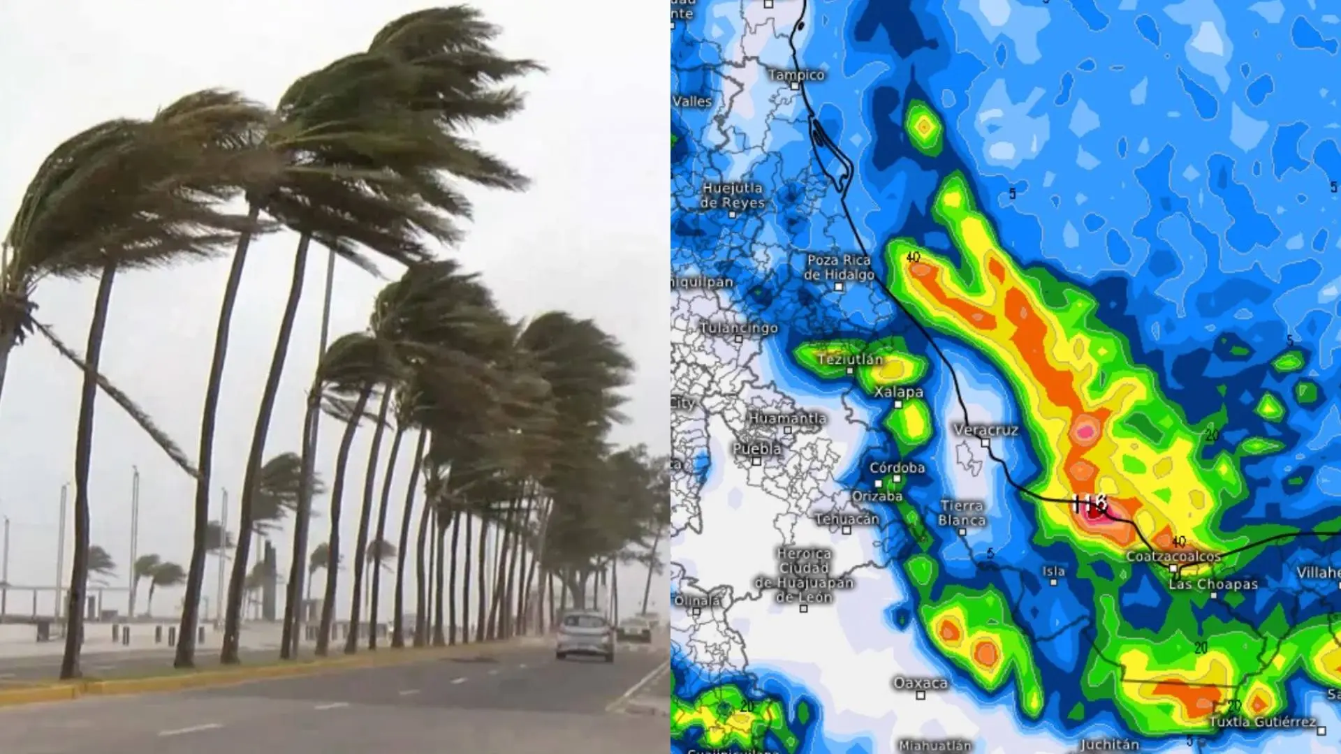 Condiciones del tiempo y temperatura en Veracruz este martes