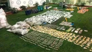 Desmantelan centro de narcomenudeo en Tihuatlán