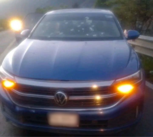 Disparan contra auto en Acultzingo