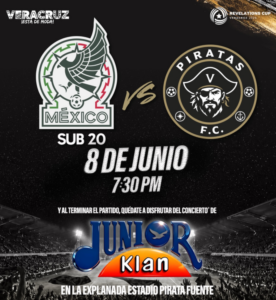 Partido y concierto en el estadio Pirata Fuente
