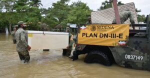 Veracruz refuerza coordinación con el Ejército para atender emergencias por lluvias y ciclones