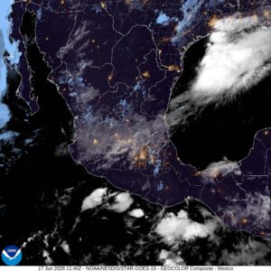 Calor y surada provocarán lluvias y tormentas en Veracruz