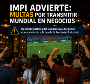 IMPI advierte multas por transmitir Mundial en negocios