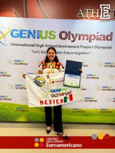 Tuxpeña gana medalla de bronce en la Genius Olympiad 2026 celebrada en Nueva York