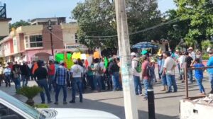 Habitantes de El Higo, se manifiestan contra alcaldesa Juana María Martínez Guerrero