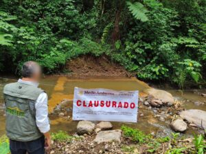 Profepa detecta construcción ilegal de una presa en arroyo de Xico, Veracruz