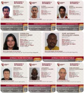 Emiten 8 fichas de búsqueda para localizar a familiares de personas encontradas en Veracruz