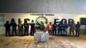 Caen ocho integrantes de grupo delictivo y un menor en Chiapas