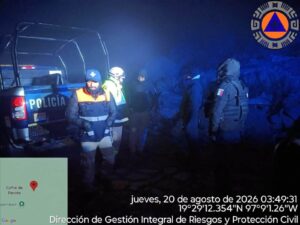 Localizan con vida a pareja extraviada en Cofre de Perote