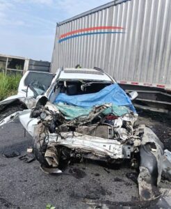 Fatal accidente en La Tinaja- Cosamaloapan deja cuatro muertos
