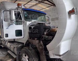 FGR localiza en Perote tractocamión con reporte de robo