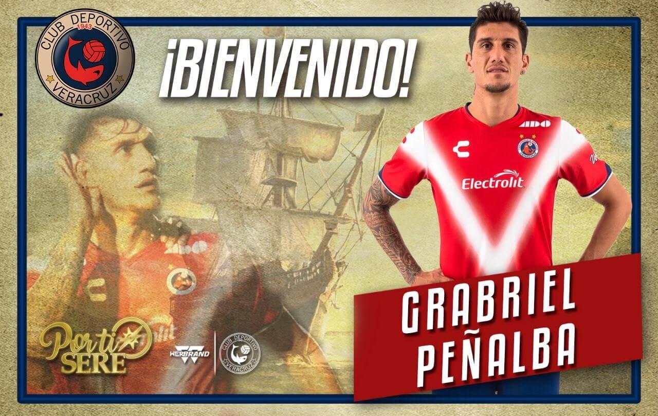El argentino Gabriel Peñalba regresa a los Tiburones Rojos para reforzar el medio campo en el torneo Apertura 2019 de la Liga MX, y así vivir su segunda etapa como futbolista del Veracruz.