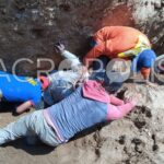 Trabajadores quedaron semi-enterrados cuando realizaban trabajos de introducción de drenaje