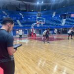 Halcones ya entrenaron en la casa de los Diablos