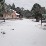 El Cofre de Perote se cubre de nieve