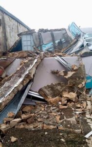 Tromba causa destrozos en Coatzacoalcos