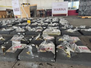 Más de 300 kilos de marihuana fueron asegurados por la Marina