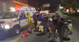 Fuerte accidente en el centro de Xalapa