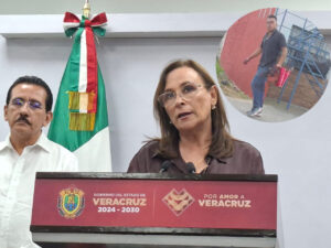 Gobernadora Rocío Nahle confirmó que el responsable del caso en Coatepec estaba bajo el efecto de las drogas