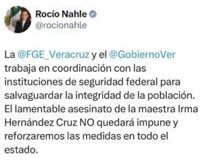 Trasciende detención de presuntos responsables del asesinato de la maestra en Álamo