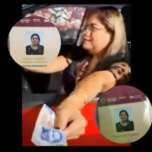 Lady 500 pesos utiliza identificación falsa, intentó sobornar y es trabajadora del Cejum