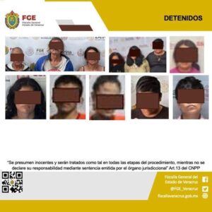 14 detenidos, tras 11 operativos en Veracruz