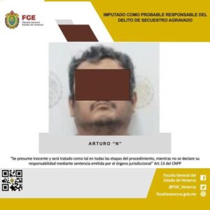 Dan prisión preventiva a sujeto como presunto responsable de secuestro agravado