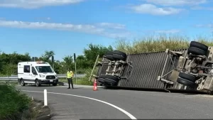 Cierre parcial en la autopista Tuxpan-Tampico por accidente cerca del km 11+500