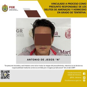 Ex dirigente del PRD, vinculado proceso como presunto responsable por amenazas y homicidio en grado de tentativa