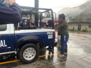 Tras las fuertes lluvias en Veracruz diputado Jonathan Puertos trabaja en coordinación con autoridades de Zongolica