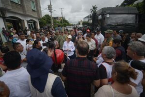 Supervisa Rocío Nahle respuesta interinstitucional ante emergencias por lluvias en Veracruz