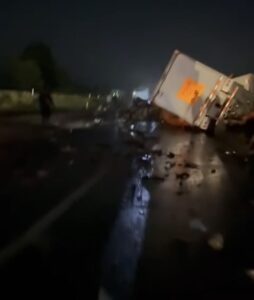 Un fallecido y un lesionado deja aparatoso accidente en el municipio de Cuitláhuac