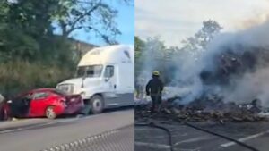 Dos accidentes en la carretera Xalapa-Veracruz