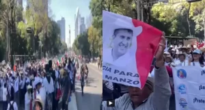 La marcha de la Generación Z avanza en la CDMX rumbo al Zócalo