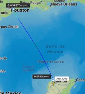 Se desploma aeronave de la Marina de México en la bahía de Galveston, Texas