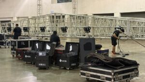 Avanza producción y montaje para la presentación de Steve Aoki en Veracruz