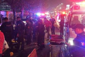 Peregrinos resultan lesionados al ser arrollados por sedán en el bulevar Xalapa- Banderilla