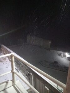 Segunda nevada de la temporada en el Cofre de Perote