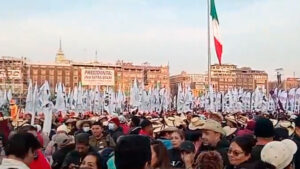 Sheinbaum encabezó la celebración de los 7 años de la 4T