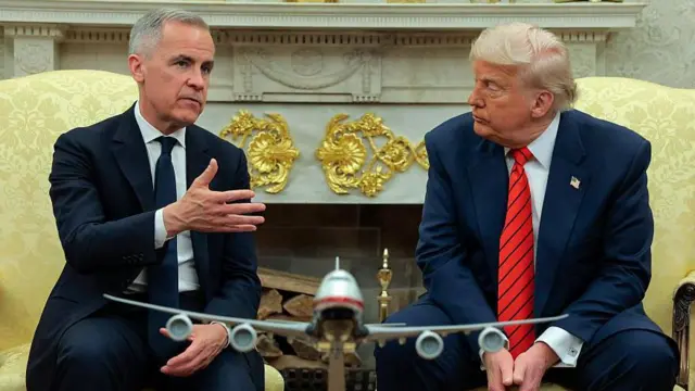 Donald Trump critica el discurso de Mark Carney en Davos 2026
