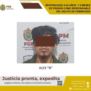 ¡Justicia para Las Choapas! Dan 62 años de cárcel a feminicida