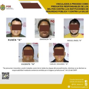 Se quedan presos 5 detenidos tras operativo en Mundo Nuevo, Coatzacoalcos