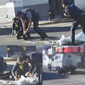 Falla en camión de valores provoca lluvia de billetes