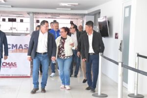 Con integrantes del Órgano de Gobierno de la CMAS, autoridades municipales evaluaron la operatividad del organismo