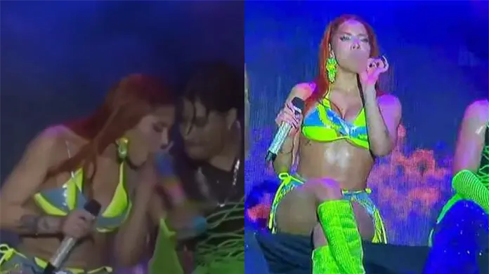 Yeri MUA en concierto masivo del Carnaval de Veracruz 2026