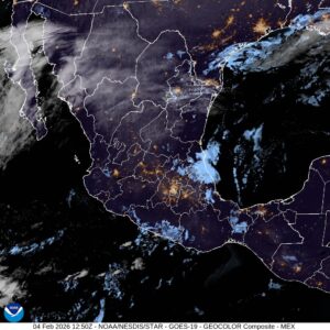 Frente frío 33 provocará lluvias, descenso de temperatura y evento de Norte en Veracruz