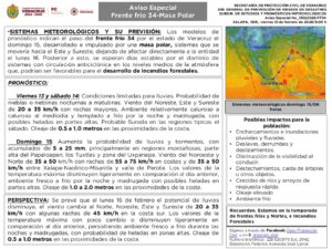 Frente Frío 34 impactará Veracruz este domingo; prevén rachas de hasta 75 km/h